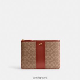 Coach γυναίκες θήκη 28 σε καμβά υπογραφής b4/ταν σκουριά LBZ422315 Coach Παπουτσια