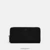 Coach άνδρες πορτοφόλι ακορντεόν με εσωτερικό καμβά υπογραφής μαύρος LBZ422697 Coach Greece