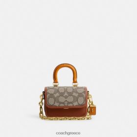 Coach γυναίκες Rogue επάνω λαβή 12 σε υφασμάτινο ζακάρ με υπογραφή β4/κακάο ψημένος αμπ LBZ42290 Coach Παπουτσια