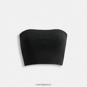 Coach γυναίκες Signature πλεκτό μπαντό τοπ μαύρος LBZ422491 Coach Τσαντεσ