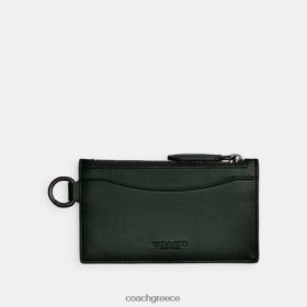 Coach άνδρες θήκη για κάρτες με φερμουάρ amazon green LBZ422724 Coach Greece