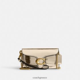 Coach γυναίκες τιγρέ χιαστί σε ασημί μεταλλικό χρώμα b4/χρυσός LBZ422111 Coach Παπουτσια