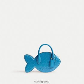 Coach γυναίκες τσάντα ψαριού από δέρμα υπογραφή b4/μπλε LBZ422238 Coach Greece