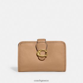 Coach γυναίκες τιγρέ μεσαίο πορτοφόλι b4/καφετιέρα LBZ422332 Coach Τσαντεσ