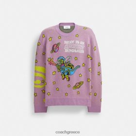 Coach γυναίκες cosmic πούλμαν πουλόβερ μωβ πολυ LBZ422477 Coach Παπουτσια
