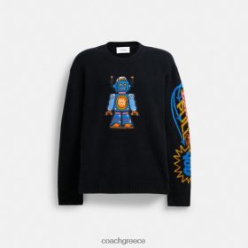 Coach άνδρες cosmic πούλμαν πουλόβερ μαύρο multi. LBZ422771 Coach Παπουτσια