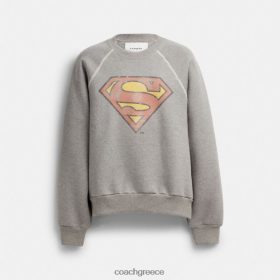 Coach άνδρες προπονητής | dc superman crewneck σκούρο γκρι LBZ422778 Coach Greece