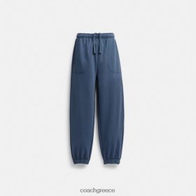Coach άνδρες βασικά στερεά joggers μπλε. LBZ422783 Coach Παπουτσια