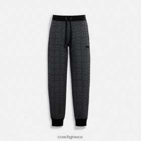 Coach άνδρες απαραίτητες joggers στην υπογραφή κάρβουνο υπογραφή LBZ422793 Coach Greece