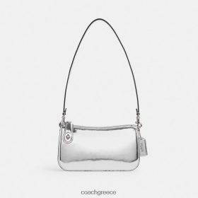 Coach γυναίκες Τσάντα ώμου στυλό σε ασημί μεταλλικό χρώμα lh/ασήμι LBZ42272 Coach Παπουτσια