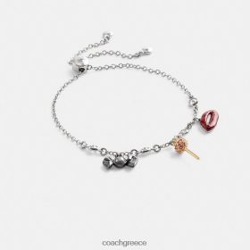 Coach γυναίκες mini slider βραχιόλι καραμέλας ασημί/πολλαπλ LBZ422533 Coach Τσαντεσ