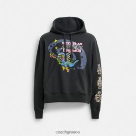 Coach άνδρες κοσμική κουκούλα προπονητή μαύρο multi. LBZ422769 Coach Greece