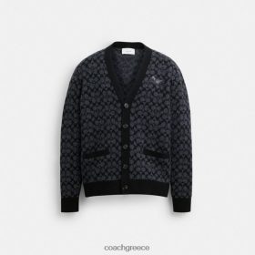 Coach άνδρες ζακέτα rexy πουλόβερ μαύρη υπογραφή LBZ422765 Coach Παπουτσια