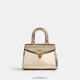 Coach γυναίκες sammy top λαβή 21 σε ασημί μεταλλικό b4/χρυσός LBZ422209 Coach Τσαντεσ