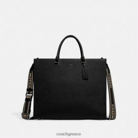 Coach άνδρες tote 40 με εσωτερικό καμβά υπογραφής μαύρος LBZ422638 Coach Τσαντεσ