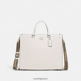 Coach άνδρες tote 40 με εσωτερικό καμβά υπογραφής κιμωλία LBZ422641 Coach Τσαντεσ