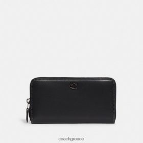 Coach γυναίκες πορτοφόλι με φερμουάρ ακορντεόν v5/μαύρο LBZ422327 Coach Παπουτσια