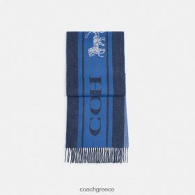 Coach γυναίκες σιγαστήρας κασμίρι σπορ varsity μεσάνυχτα ναυτικό LBZ422576 Coach Παπουτσια